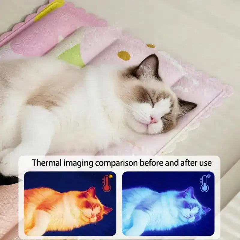 Pet Cooling Mat For Pet In Hot Weather Water Dogs Cold Bed Mat Large Cats Waterproof Cats Pad Easy To Clean Y5GB