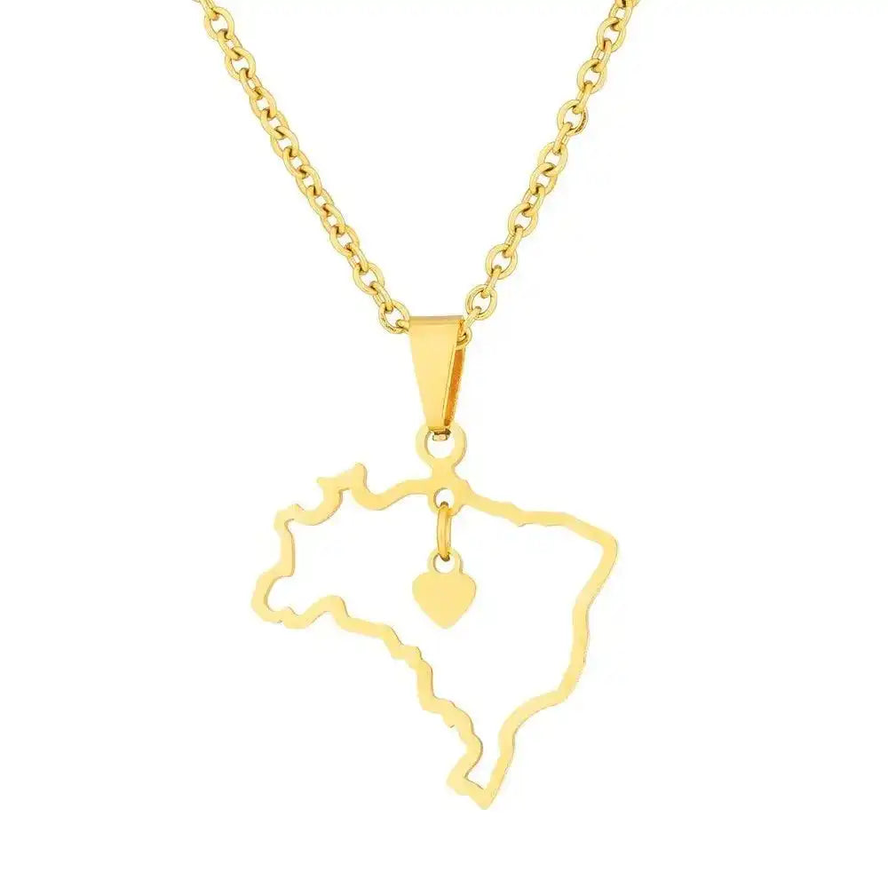 Amora™ Gold Heart Pendant Necklace