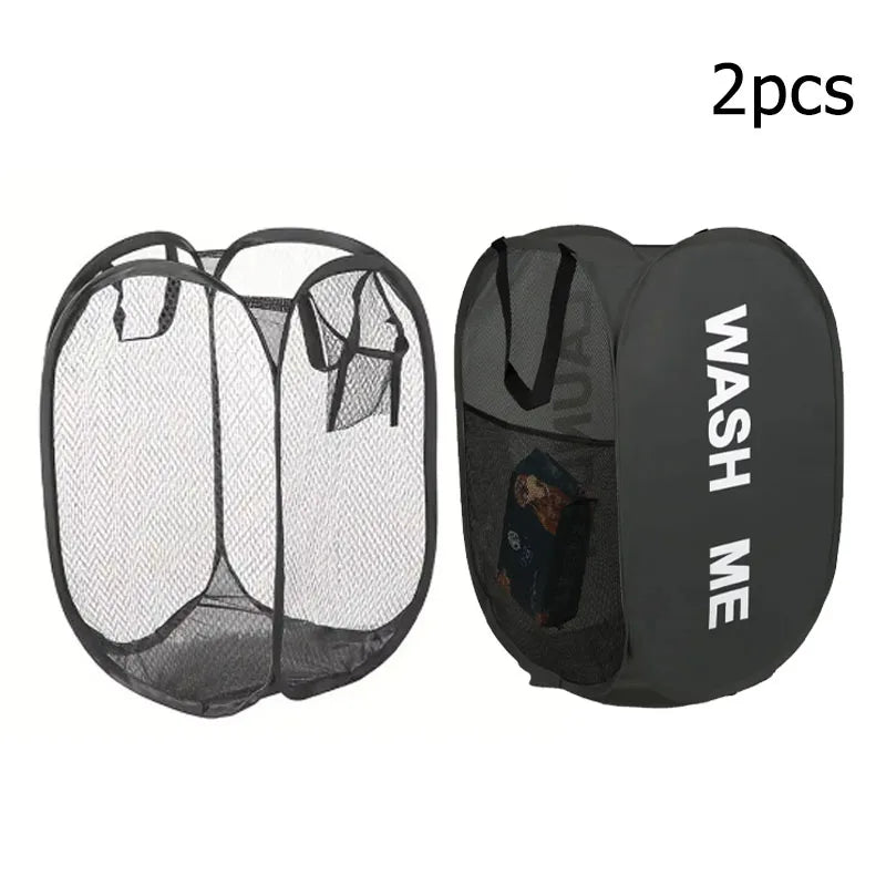 FlexPop™ Foldable Mesh Laundry Hamper
