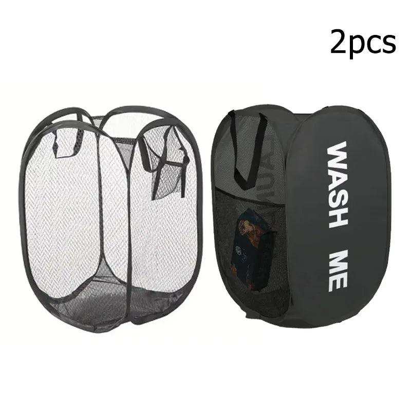 FlexPop™ Foldable Mesh Laundry Hamper