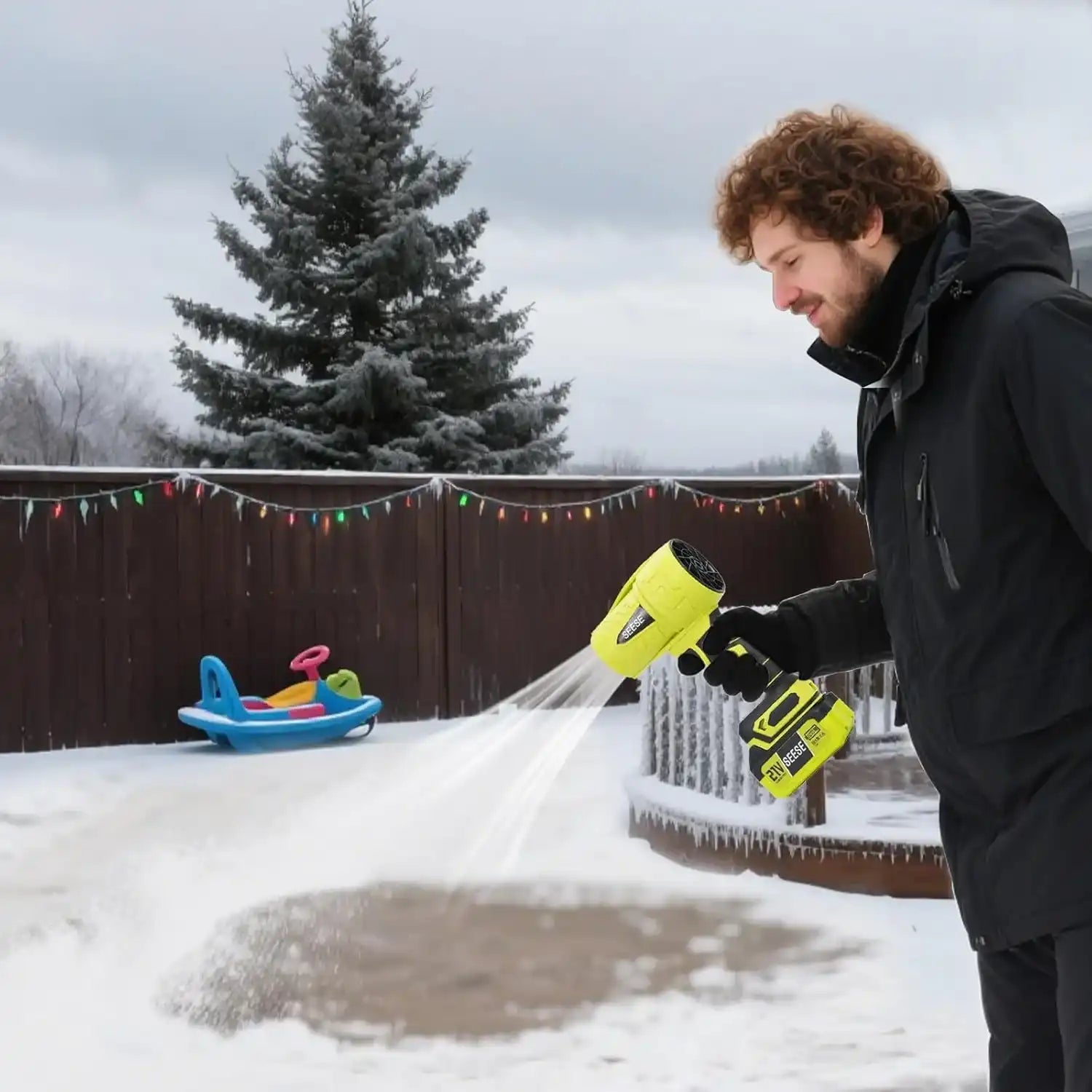 seese-cordless-handheld-snow-blower-clearing-patio-zaranss-mart
