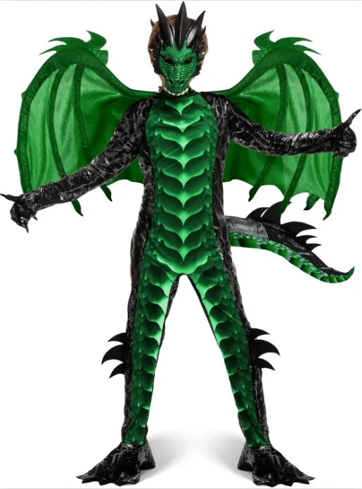 Kids Dragon Costume - Wings, Tail & Mask Set