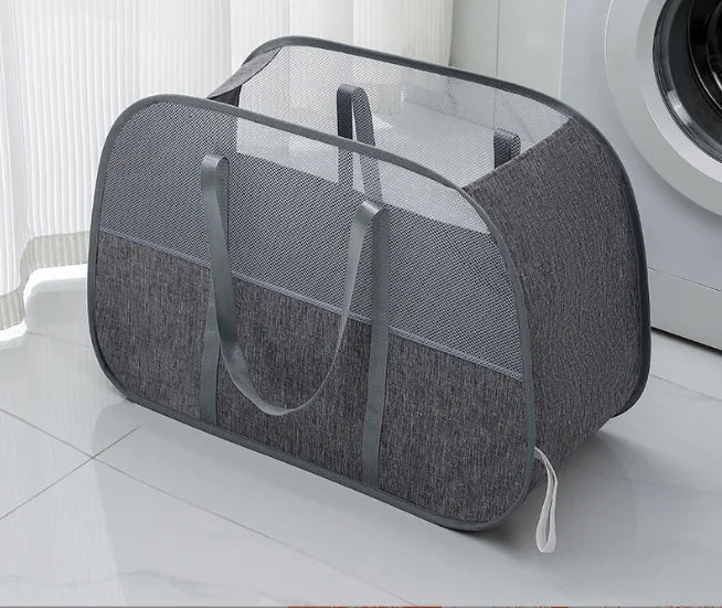 FlexPop™ Foldable Mesh Laundry Hamper