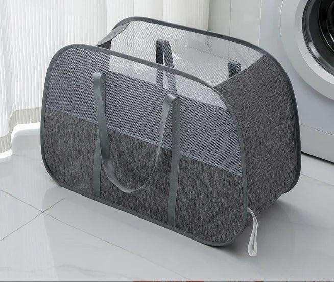 FlexPop™ Foldable Mesh Laundry Hamper