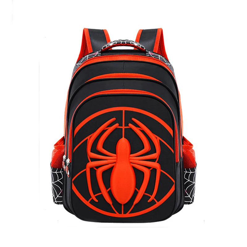 Fashion Kid Backpack Children Boys School Bag Red And Black Spider Pattern Backpack With Pencil Case Set Kids Girl Boutique Bag