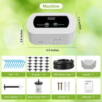 Automatic Plant Watering System with Programmable Timer, Self Drip Irrigation Device for Indoor Potted Plants, USB Rechargeable 1800mAh, Vacation Plant Waterer