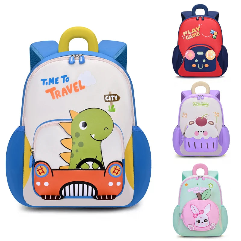 3D Cute Cartoon Toddler Backpacks for Boys Girls Baby Preschool Travel Backpack Kindergarten Mini School Bag Bookbag