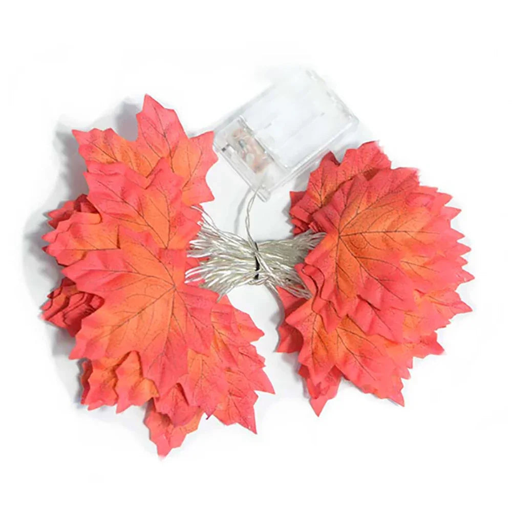 Maple Leaf LED Garland - Fall Lights String