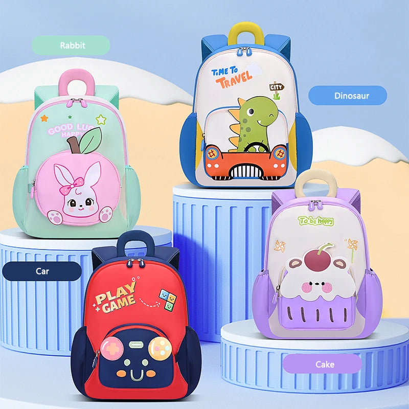 3D Cute Cartoon Toddler Backpacks for Boys Girls Baby Preschool Travel Backpack Kindergarten Mini School Bag Bookbag