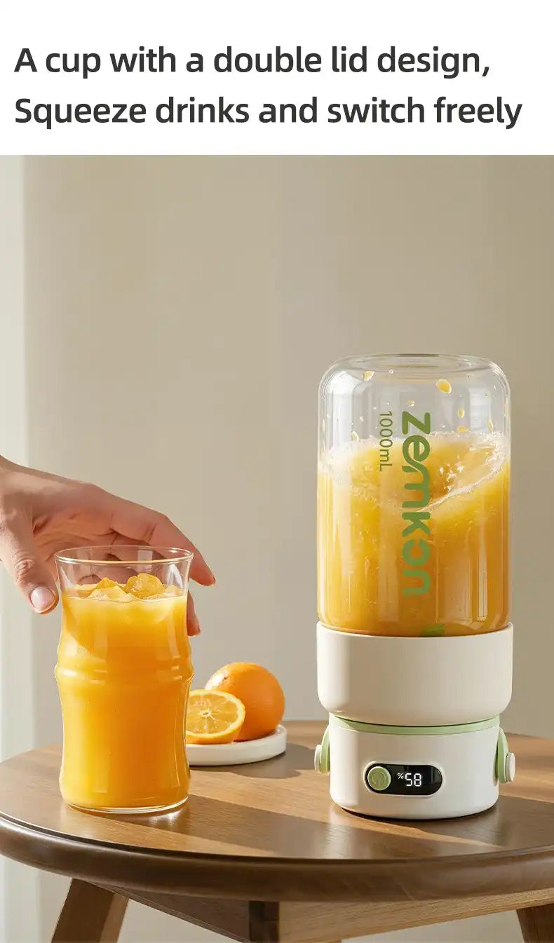 Portable Blender - 1000ml USB Rechargeable