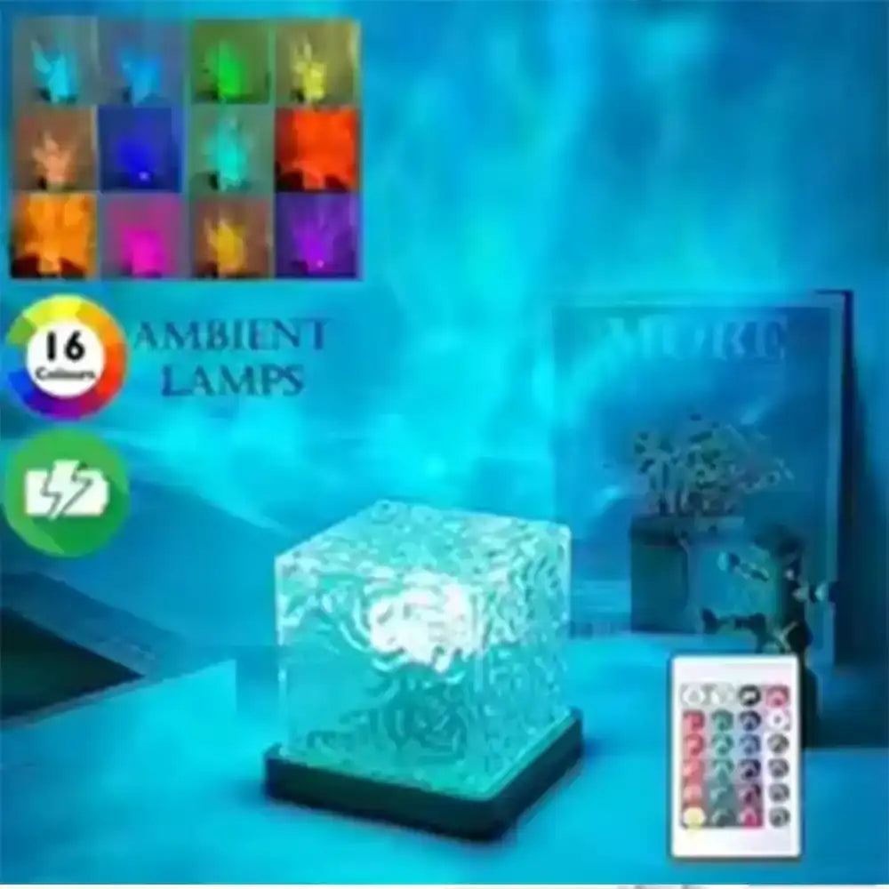AquaAura™ RGB Ocean Wave Night Light
