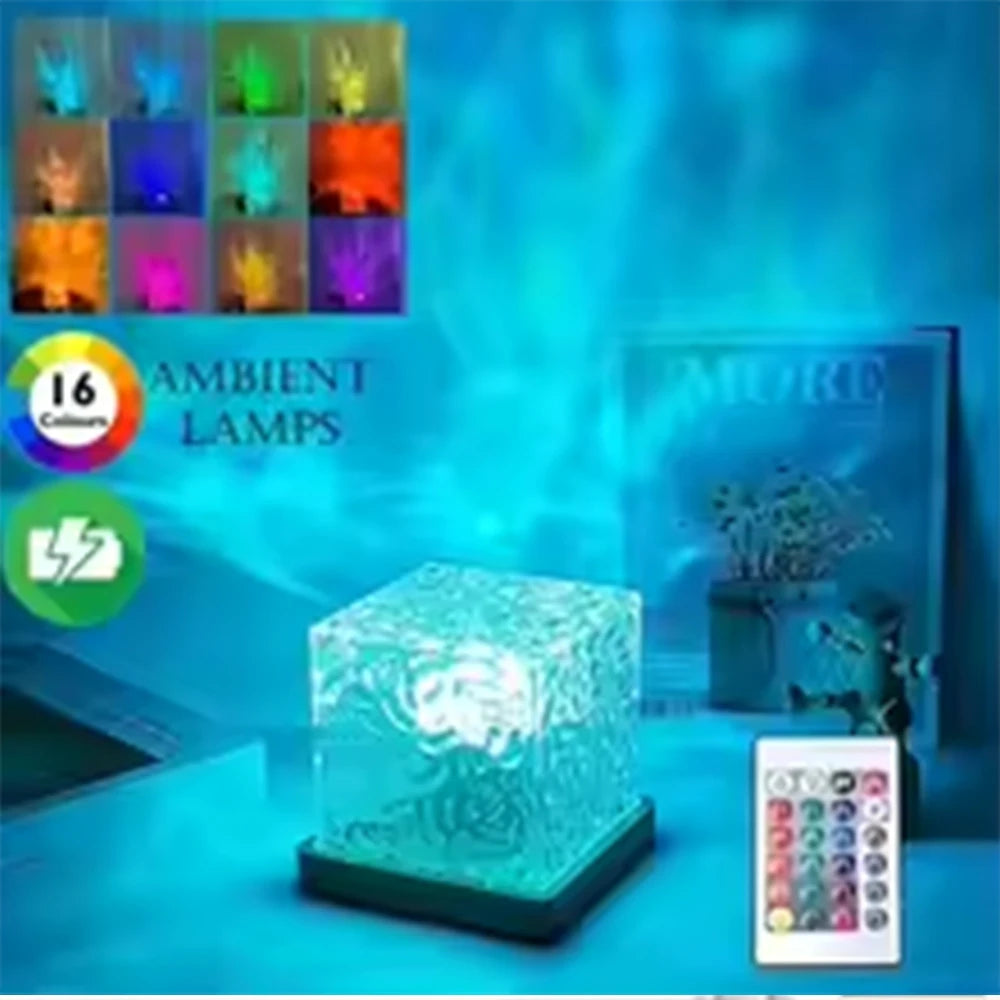 AquaAura™ RGB Ocean Wave Night Light