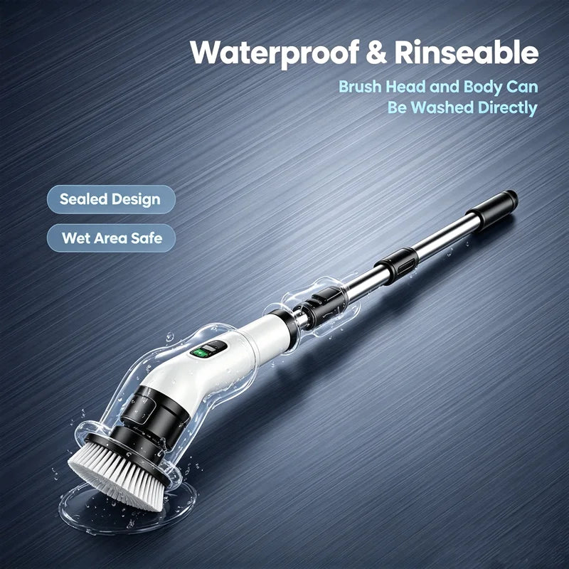 Multipurpose Cleaning Brush  Kitchen Gadgets Hair Brushes Bathroom Broom Toilet Mops Electric Household Cordless Spin Scrubber