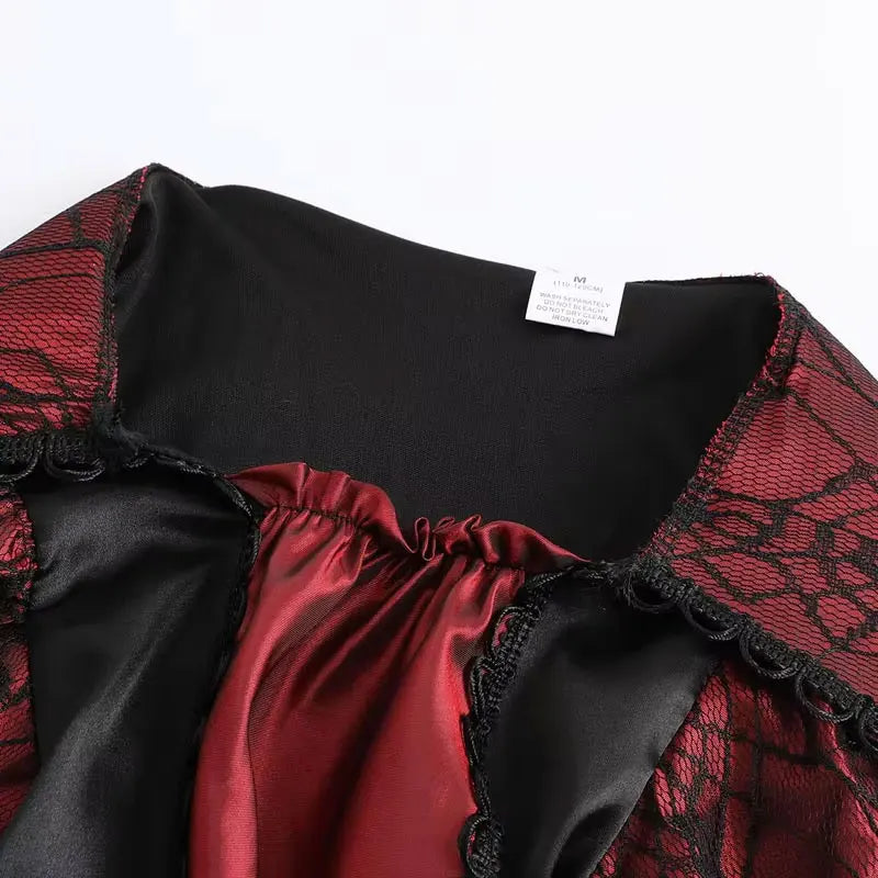 vampire-dress-bodice-lace-up-sleeve-detail-girls-zaranss-mart