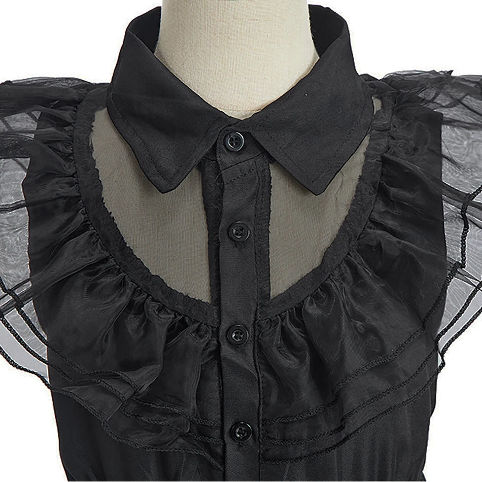 white-pointed-collar-bodice-detail-black-gothic-dress-zaranss-mart