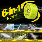 SEESE Cordless Pressure Washer and Single Port Charger Base, Bottle Portable Washer for Car,Home Cleaning & Garden Watering