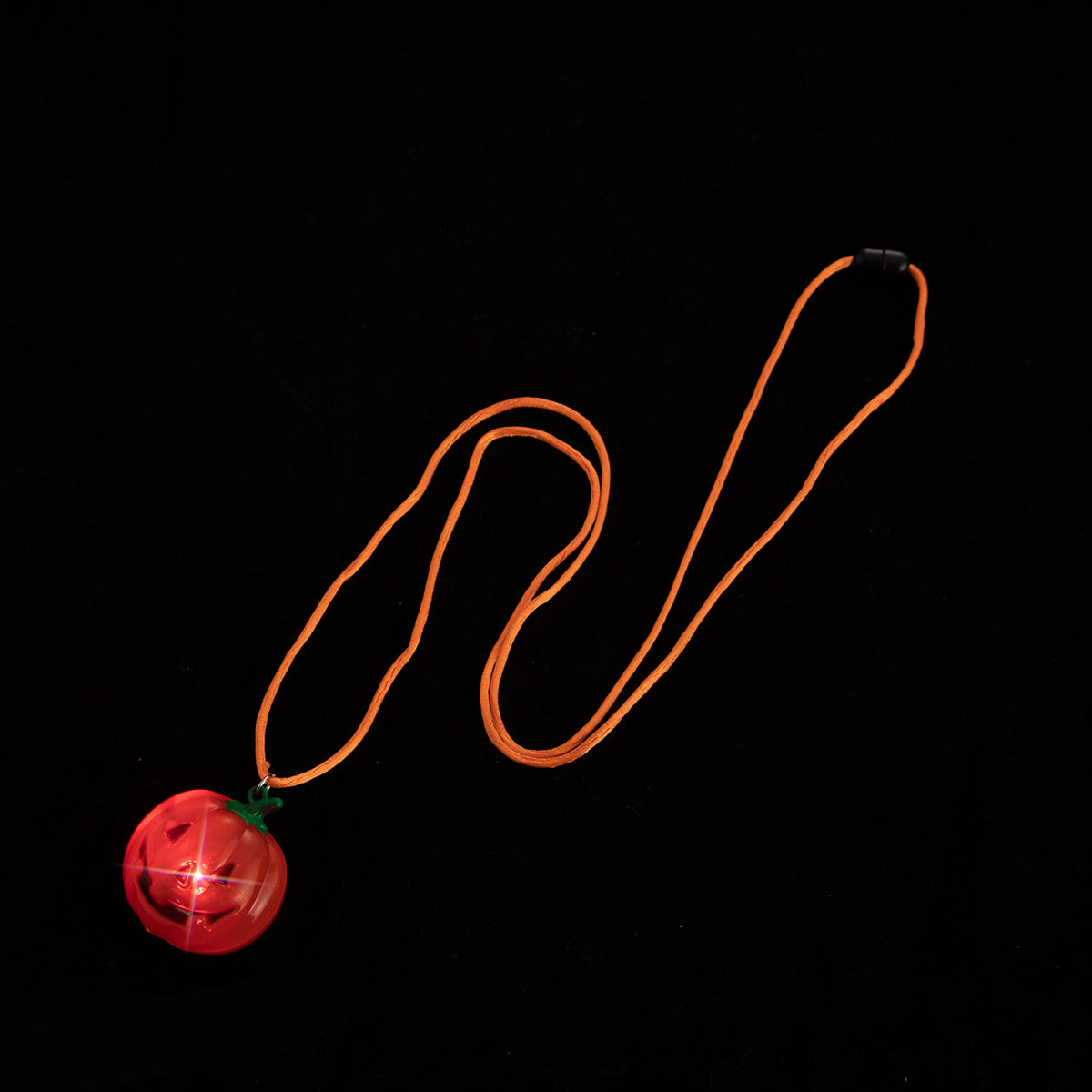 Glow-in-the-Dark Pumpkin Pendant Halloween Necklace