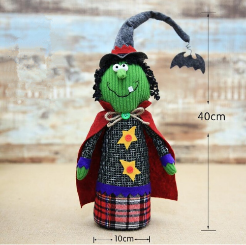 Creative Halloween Pumpkin Witch Doll Figurine